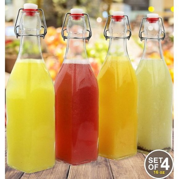 Estilo Swing Top Easy Cap Blass Bottles - Picture 2 of 2